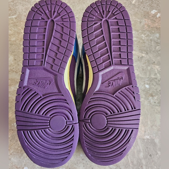 Nike Dunk Low Undefeated 5 On It Vs AF1 Blue-purple #DH6508-400 Men Size 10 - Picture 8 of 11